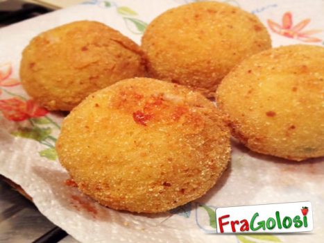 Arancini al salmone