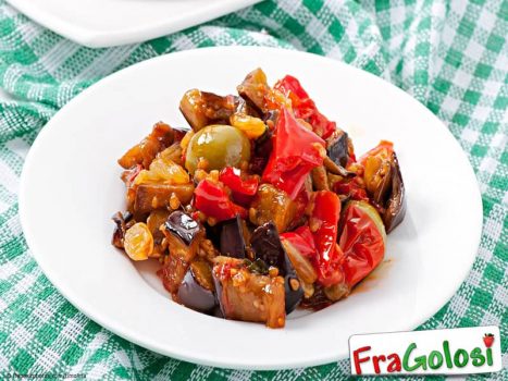 Conserva Caponata di melanzane