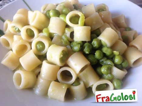Pasta con piselli