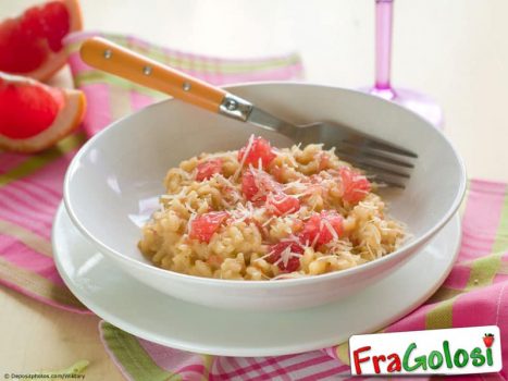 Risotto al pompelmo rosa