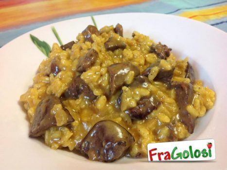 Risotto con i fegatini di pollo