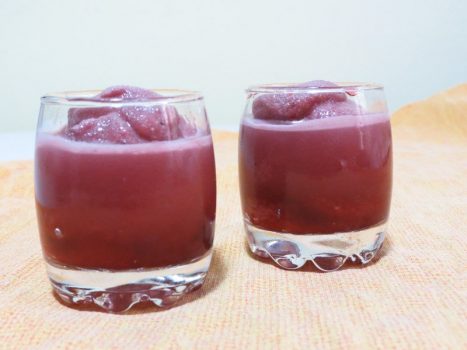 Sorbetto ai Lamponi e ai Ribes