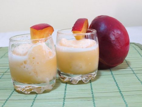 Sorbetto alle pesche