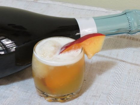 Sorbetto di Pesca allo Spumante