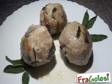 Canederli alla Trentina con Burro e Salvia