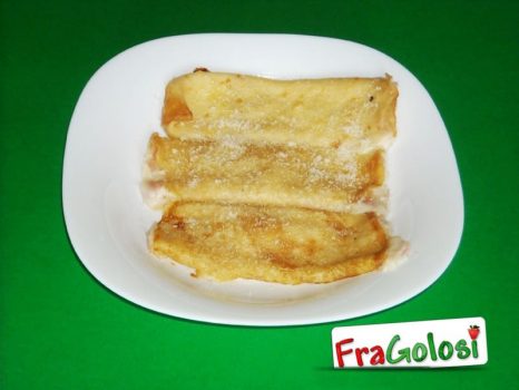 Crepes con prosciutto crudo e funghi