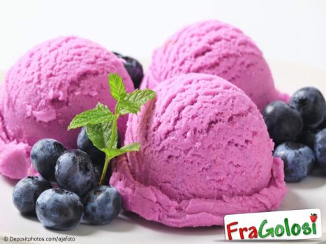 Gelato ai mirtilli