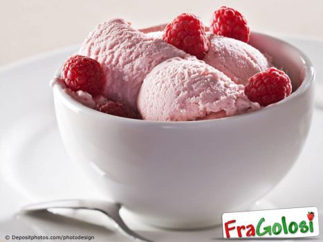 Gelato di lamponi