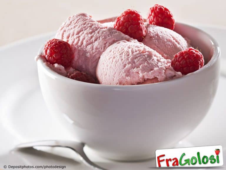 Gelato di lamponi