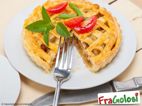 Preparazione pasta frolla salata