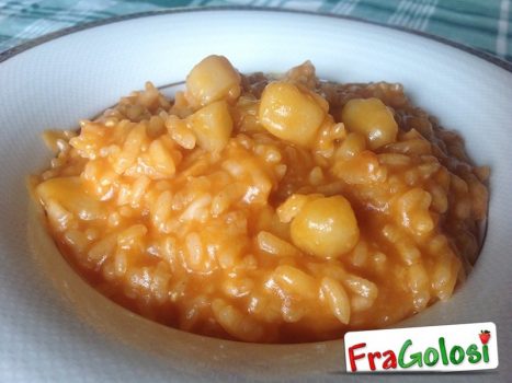 Riso con le patate e carote