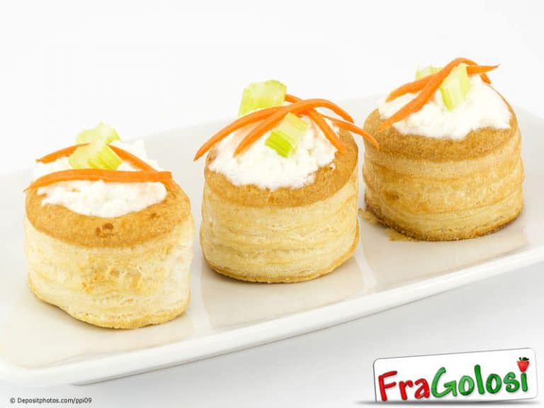 Vol au vent ai quattro formaggi