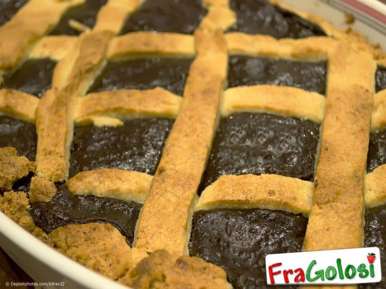 Crostata al cioccolato fondente