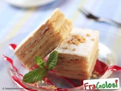 Millefoglie con crema di mele