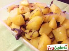 Patate al forno con cipolla di tropea