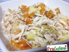 Insalata di pollo con carote