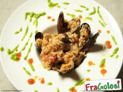 Risotto con impepata di cozze