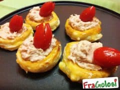 Vol au vent con crema di tonno e maionese