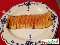 Strudel intrecciato al Cioccolato Fondente