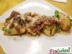 Tortelli ai Porcini con Ragù di Cinghiale ai Funghi
