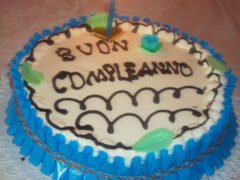 Torta con Crema Chantilly