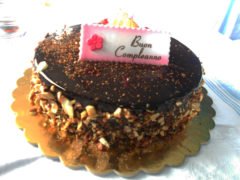 Torta con Cocco Cioccolato e Nocciole