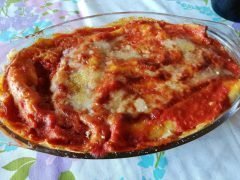 Timballo di crepes al ragù