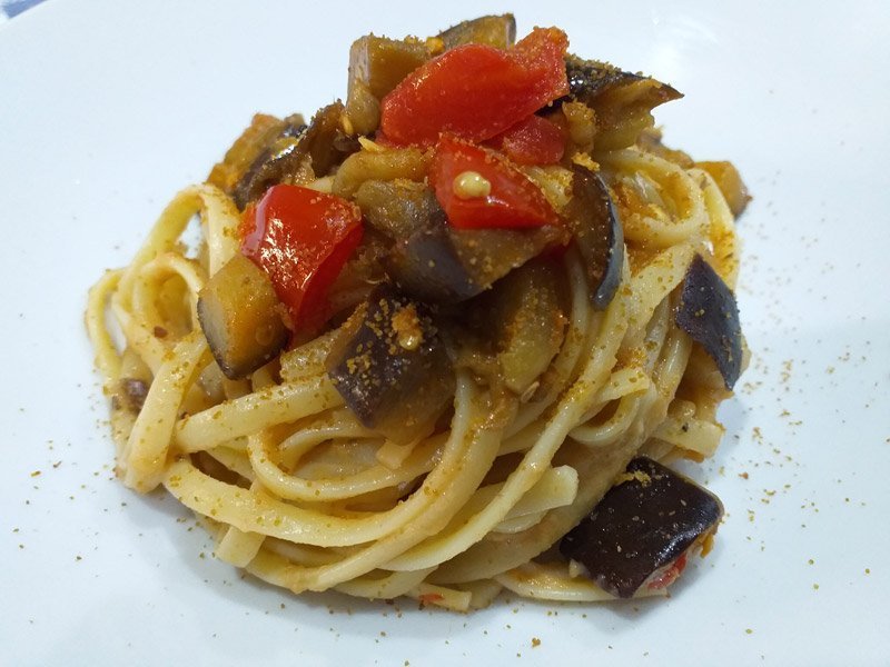 Pasta Melanzane e Bottarga