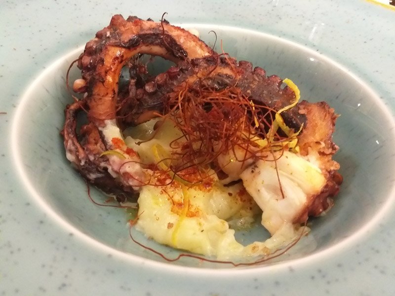 Polpo con Crema di Patate