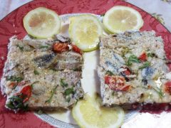 Alici in Tortiera alla Siciliana