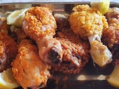 Cosce di Pollo con Corn Flakes