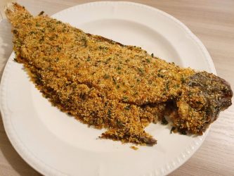 Sogliola Gratinata al Forno