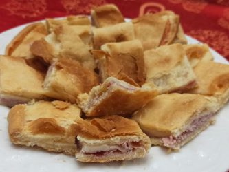 Torta Salata Prosciutto e Provola