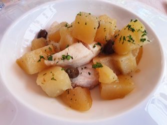 Ricciola con patate