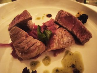 Filetto di tonno in padella