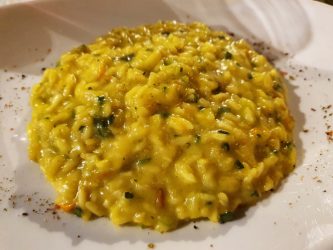Risotto ai fiori di zucca