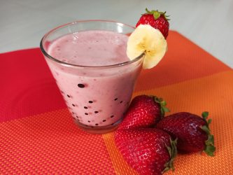Frullato fragola e banana