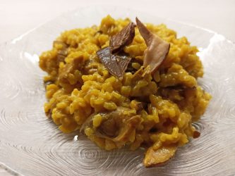 Risotto porcini e zafferano Bimby