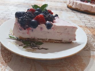 torta fredda allo yogurt