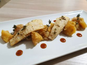 Filetto di baccalà con patate