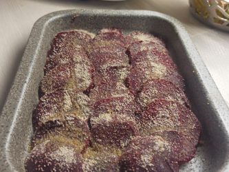 Rapa rossa al forno gratinata