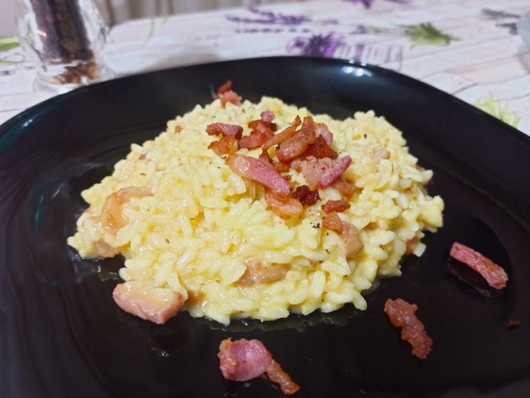 Risotto alla carbonara
