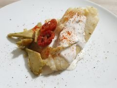 Baccalà ai carciofi