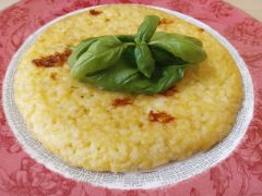Frittata con riso avanzato