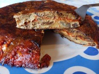 Frittata di melanzane alla parmigiana