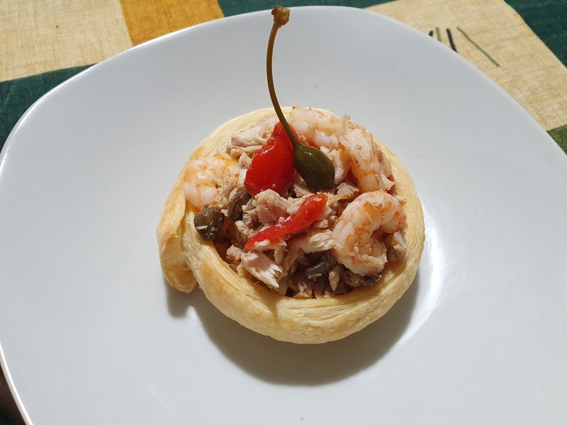 Nidi di pasta sfoglia