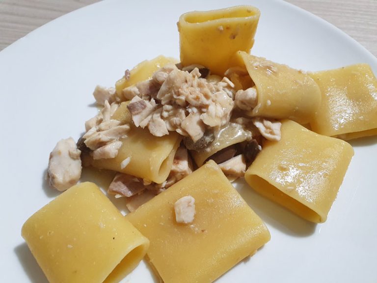 Paccheri al ragù bianco di ricciola