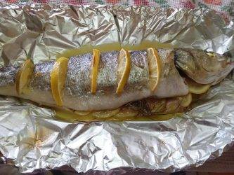 Spigola al cartoccio