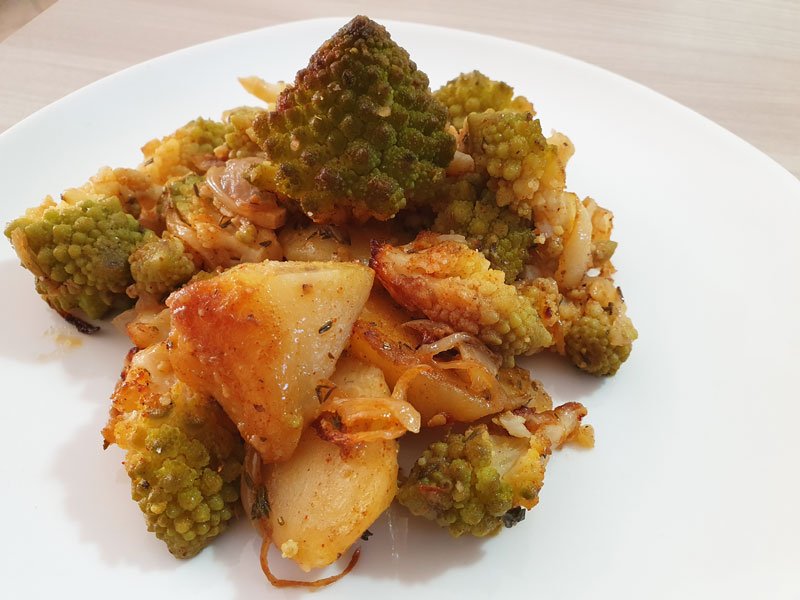 Broccolo romanesco al forno
