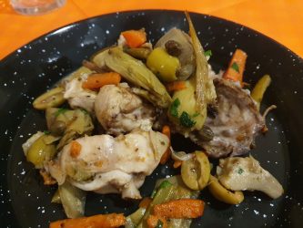 Coniglio ai carciofi